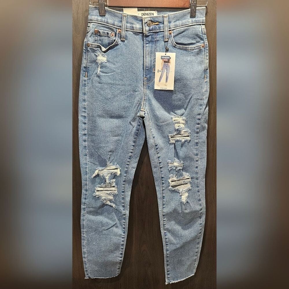 Denizen from Levi's Light Blue Distressed Skinny Jeans